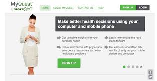 Quest Diagnostics Sign Up Myquest Questdiagnostics Com Signup Personal Health Emergency Responder