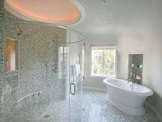 Since it had the same tile that was being removed throughout the house, we decided it was the perfect time to give that bathroom a makeover! Transitional Bathrooms Pictures Ideas Tips From Hgtv Hgtv