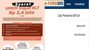 Son bpum bri umkm 2021'in alıcılarını bulmak için başvurular. E Form Bri Umkm Cara Cek Nama Penerima Blt Umkm Banpres Tahap 3 Daftar Blt Www Depkop Go Id Tribun Pontianak