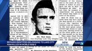 Lake City man who fought, died during WWII has been identified