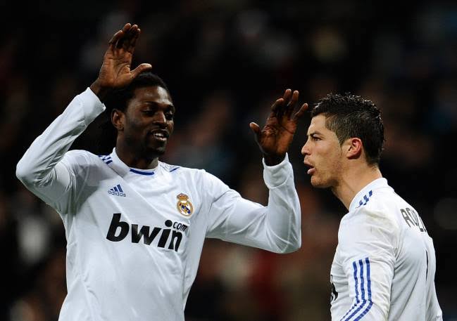 Adebayor: "With Cristiano, Real Madrid would have been favourites against  City..." - AS USA