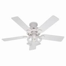 Fan For Girls Rooms Hunter Augusta 52 In Indoor White Ceiling Fan Ceiling Fan White Ceiling Fan Led Ceiling Fan