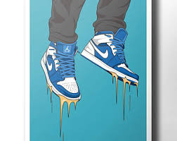 Nike Decor Etsy Nike Art Sneaker Art Funny Paintings