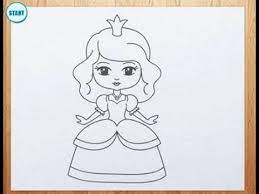 Doing so is easy with the help of this step by step drawing tutorial. How To Draw A Princess Youtube