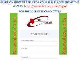 This will keep your kuccps registration information in the kuccps student portal safe. For Kcse 2018 Candidates How To Apply For Courses Via The Kuccps Portal Newsblaze Co Ke