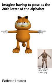A meme can only succeed if it meets biologist richard dawkins's three criteria: Imagine Having To Pose As The 20th Letter Of The Alphabet This Post Was Made By The A Pose Gang Gang Meme On Me Me