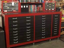 They could be used for trade, a hobby or diy, and their contents vary with the craft. Home Made Toolbox Garage Storage Cabinets Garage Storage Garage Tools