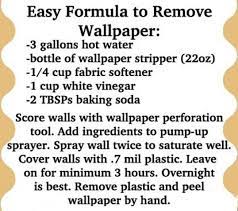One Method For Removing Wallpaper See More Methods And Great Advice In This Article Removable Wallpaper How To Remove Remove Wallpaper Glue