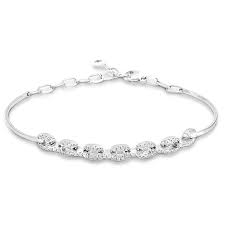 cable chain diamond bracelet ldd413 w