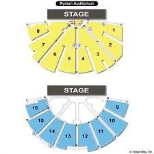 Ryman Auditorium Seating Charts Biennale Pavilion