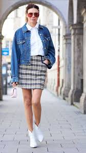 Stine goya skirt marigold blue/pink checkered poly size small asymmetrical miditop rated seller. What To Wear With A Plaid Skirt Complete Guide For Women