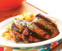 Keep the lid closed between flips so that the heat circulates properly and cooks your chicken evenly. Grilled Tandoori Style Chicken Thighs Recipe Finecooking