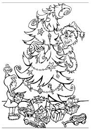 The lorax, the green eggs and ham, if i ran the zoo, horton hears a who, the cat in the hat, how the grinch stole christmas, and more are among the most famous dr. Grinch Christmas Coloring Pages For Kids Printable Drawing With Crayons