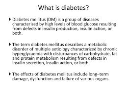 Introductions And Complications Of Diabetes Mellitus Ppt Download