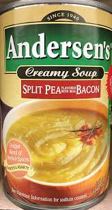 Pea soup or split pea soup is soup made typically from dried peas, such as the split pea. Amazon Com Andersen S Split Pea With Bacon Soup 15oz Can Pack Of 4 Grocery Gourmet Food