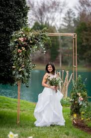 Usual wooden arches, arbors, chuppahs or altars in various shades are the most popular choice for any type of wedding, from glam to rustic.the décor is up to your wedding theme and colors: 45 Diy Wedding Arbors Altars Aisles Hgtv