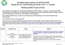 Maybe you would like to learn more about one of these? Zertifizierungsvorgaben Zur Iso Ts Regeln Fur Die Anerkennung Durch Die Iatf 3 Ausgabe Haufig Gestellte Fragen Faqs Pdf Free Download