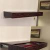 Shelf must be at least 18 long in order to span a pair of studs 16 oc. 1