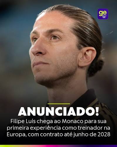 OFICIAL! 🇲🇨✍️⁣ ⁣ O Monaco anunciou a contrata&ccedil;&atilde;o de Filipe Lu&iacute;s como novo  treinador. O ex-t&eacute;cnico do Flamengo assinou contrato at&eacute; junho de 2028 e  inicia sua primeira experi&ecirc;ncia comandando uma equipe