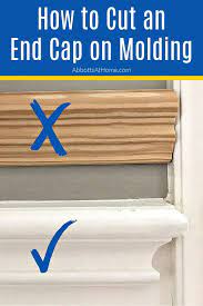 One problem, they would not match the classy end cuts o… How To Cut An End Cap For Molding Like Chair Rail Abbotts At Home