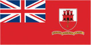 Oben, in doppelter breite, weiß und unten rot. Flaggenparadies Flagge Fahne Gibraltar Handel Premiumqualitat