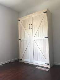 A great option for studio apartments or guest bedrooms, murphy beds are a great way to save space without sacrificing your home's style. The Barn Door Panel Bed Murphybeddepot