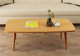 Folding Legs Side Sofa Center Table Modern Wooden Japanese Coffee Table 4 Colors Coffee Table Modern Sofa Table Japanese Coffee Table