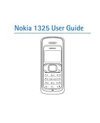Click on button to complete the details of your requirement. Nokia 1325 User Guide
