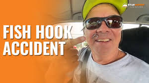 Gruesome fish hook accident