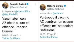 Diakses tanggal 25 maret 2021. Roberto Burioni On Twitter Il Vaccino Astrazeneca Non E Efficace Nel Prevenire L Infezione Pero I Pazienti Infettati Non Si Ammalano Gravemente Solo Agli Occhi Di Un Somaro Le Due Affermazioni Sono In