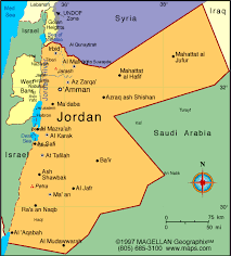 Jordan Atlas Maps And Online Resources Jordans Map Middle East Map