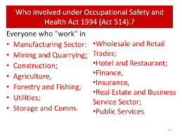 1 january 1994 except s 1(3)(b)]. Ppt The Osh Act Standards And Liability Powerpoint Presentation Free Download Id 6314640
