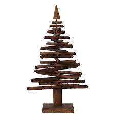 Sapin Noel Bois Flotte Brun 0 9 M Personnage Et Objet Decoratif Decoration Interieure De Noel Decoration De Noel Gifi