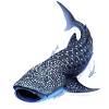 Whale shark printable coloring page. 1