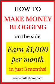 Start A Blog To Earn 1 000 Per Month In Just 3 Months Like I Did In Just 24 Hours A Week You How To Start A Blog Successful Home Business Make Money Blogging