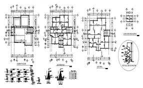 Foundation Plan Of Residential House