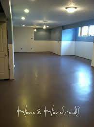 However, there are some things to consider when basement concrete paint is available in many paint and home improvement stores, however you also can use an interior acrylic paint for the project. Finished Basement Floors On The Blog Painting Basement Floors Concrete Basement Floors Basement Makeover