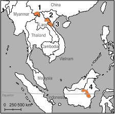 Suprafața sa constituie 8,7 % din suprafața totală a terrei și 29,8 % din uscatul acesteia. Zones D Etude En Asie Du Sud Est Study Areas In Southeast Asia Download Scientific Diagram