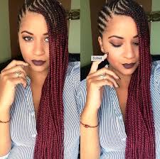 Black And Burgundy Lemonade Braids Pin On 4c Hair Care