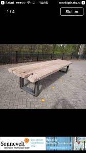draglineschot tafel tafels keukentafel huis ideeen