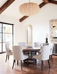 The glass on the top is p. Modern Spanish Revival Mediterranean Dining Room San Francisco By Sdg Architects Houzz