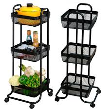 The three shelves provide ample storage space. China All In One Metal Rolling Utility Cart 3 Tier Metal Utility Rolling Cart Storage Multipurpose Mobile Trolley Organizer For Kitchen Home Bedroom Office China Book Trolley Storage Cart With Wheels