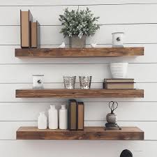 Rustic Wooden Floating Wall Shelves Bedroom Decoration Ideas Floating Shelves Living Room Floating Shelves Kitchen Floating Shelves