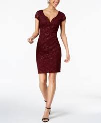Connected Petite Sequin Embellished Lace Sheath Dress Lace Sheath Dress Petite Cocktail Dresses Red Cocktail Dress
