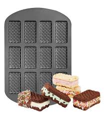 Wilton Ice Cream Sandwich Pan 12 Cavity Jo Ann Ice Cream Sandwich Brownie Ice Cream Homemade Ice Cream Sandwiches