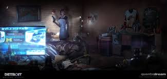 Artstation Detroit Become Human Todd S Room Concept Crocq Clement Detroit Detroit Become Human Quantic Dream