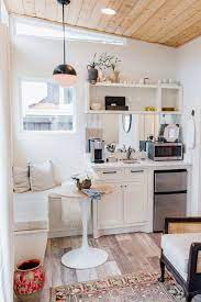 See This Custom Designed 264 Square Foot Backyard Guest House Small Living Rooms Backyard Guest Houses Kitchen Design Small