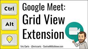 You have to enable the tiled layout in order to use it. Google Meet Grid View Extension Youtube