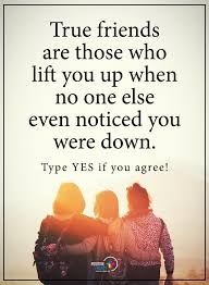 A True Friend Is The Greatest Of All Blessings Meaning In Hindi True Friends Are Those Who Lift You Up When No One Else Even Noticed You Were Down Wise Words Quotes Friends Quotes Life Quotes To Live By
