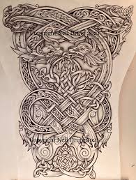 However, tattoo designs can be updated to include the many colors and adjacent symbols of the modern man's era. Knotty Inks Custom Celtic Tattoo Design Facebook